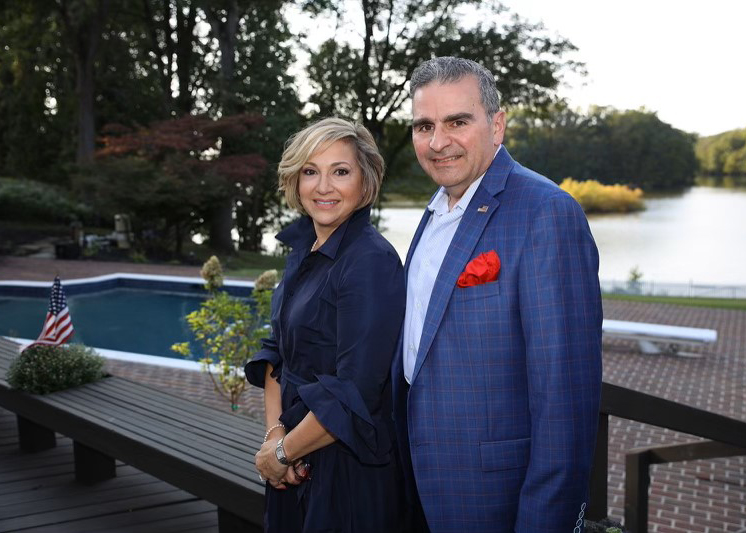 Cyndi & Glen Dalakian, Sr., honorees at the 2024 KY Derby Party held by the MP Charity Fund