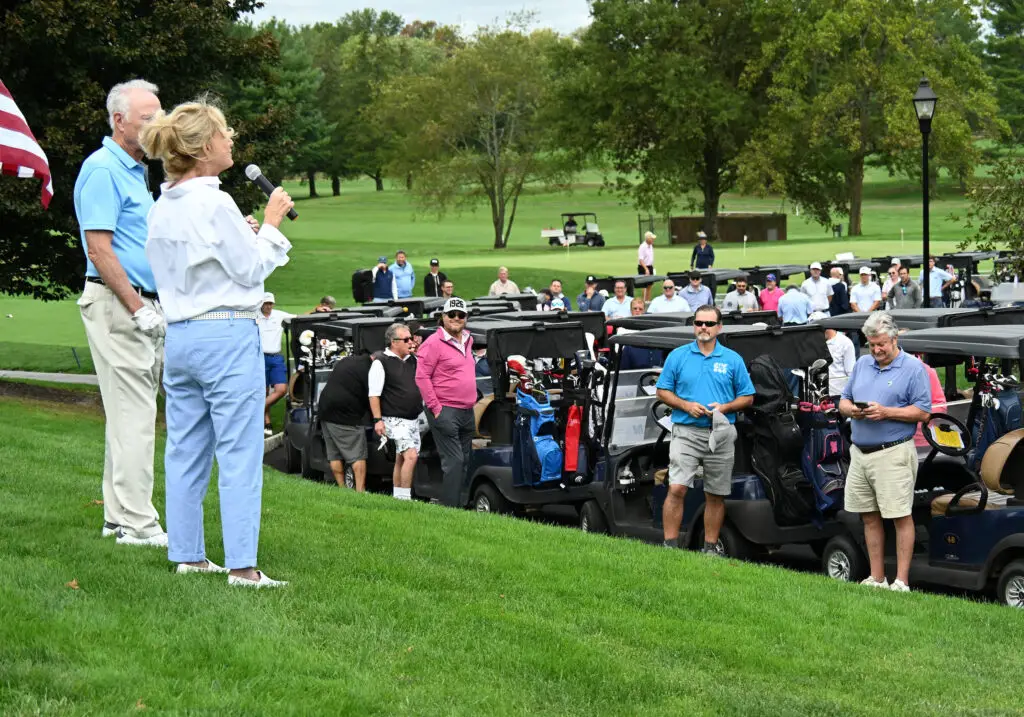 The start of our 4th Annual Golf Outing