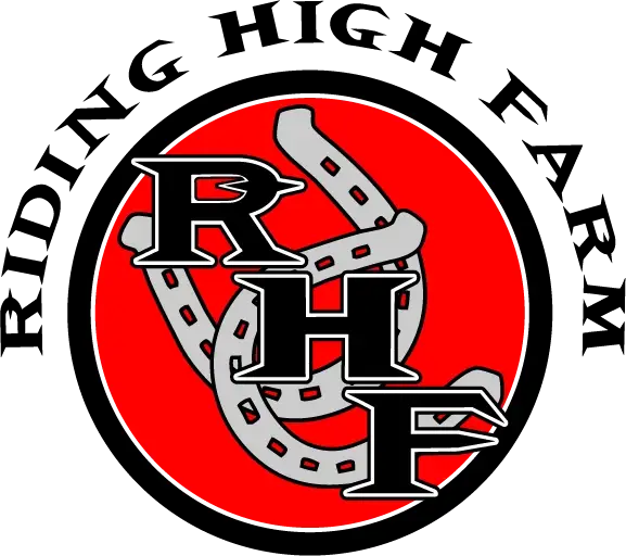 RHF logo with horseshoes and text